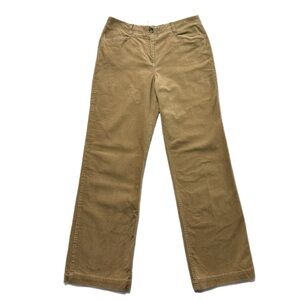 Land’s End Beige Corduroy Wide Leg Pants 10